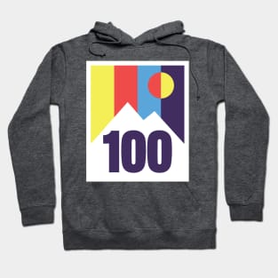 100 Miles Mountain Sunset Hoodie